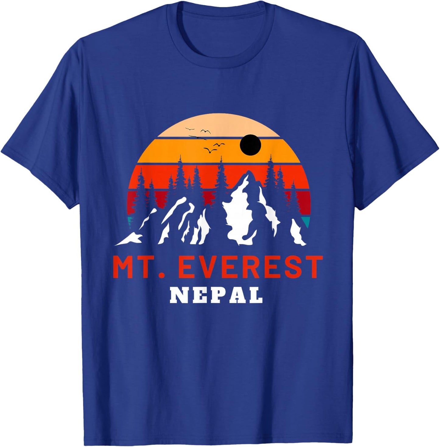 Mount Everest T-Shirt - T-Shirt | Royal