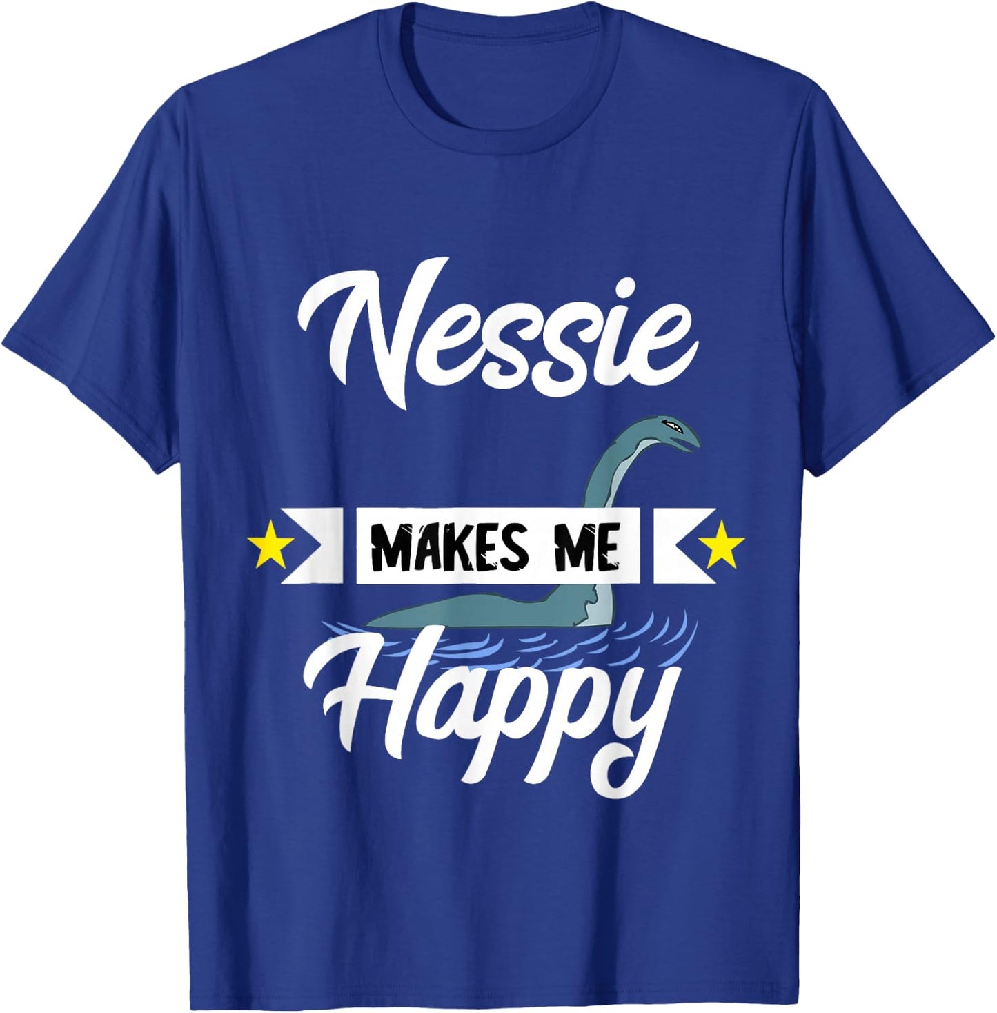 Nessie Macht Mich Glücklich Irish Monster Loch Ness T-Shirt - T-Shirt | Royal