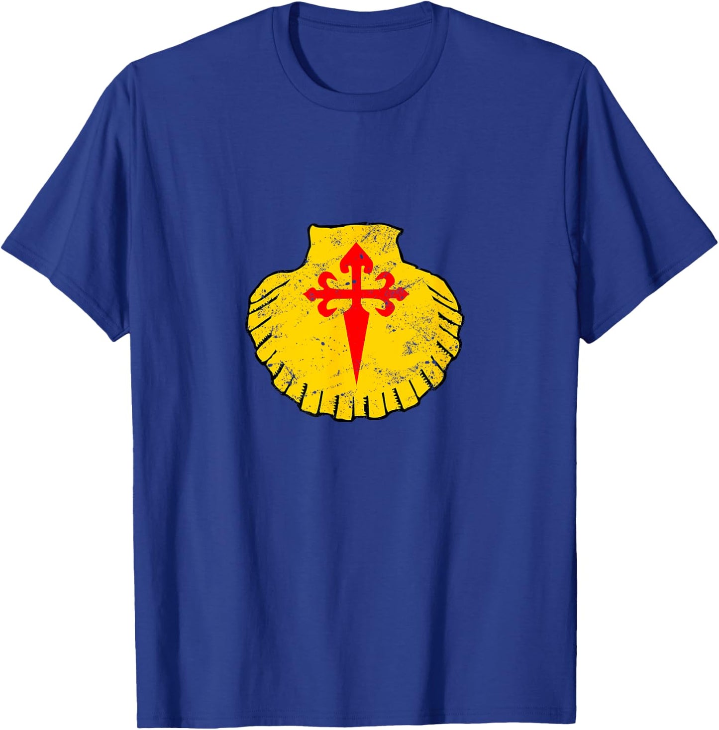 Camino de Santiago Compostela Gift Spain Shell Of St. James T-Shirt - T-Shirt | Royal