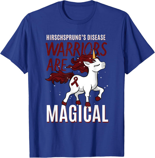 Hirschsprung's Disease Unicorn Intestinal Disorder Gift T-Shirt - T-Shirt | Royal