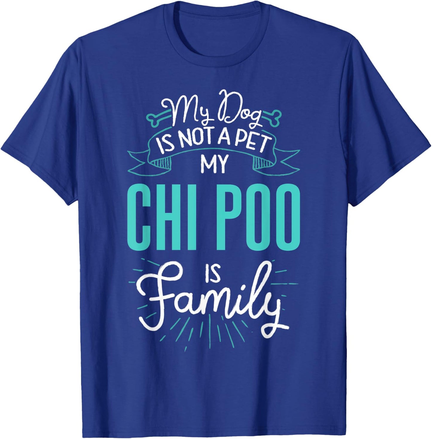 Cute Chi Poo Shirt Family Dog Gift Men T-Shirt - T-Shirt | Royal