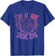 Stay At Home Social Club Funny Apparel T-Shirt - T-Shirt | Royal