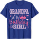 Grandpa of the Birthday Girl Cute Pink Matching Family Party T-Shirt - T-Shirt | Royal