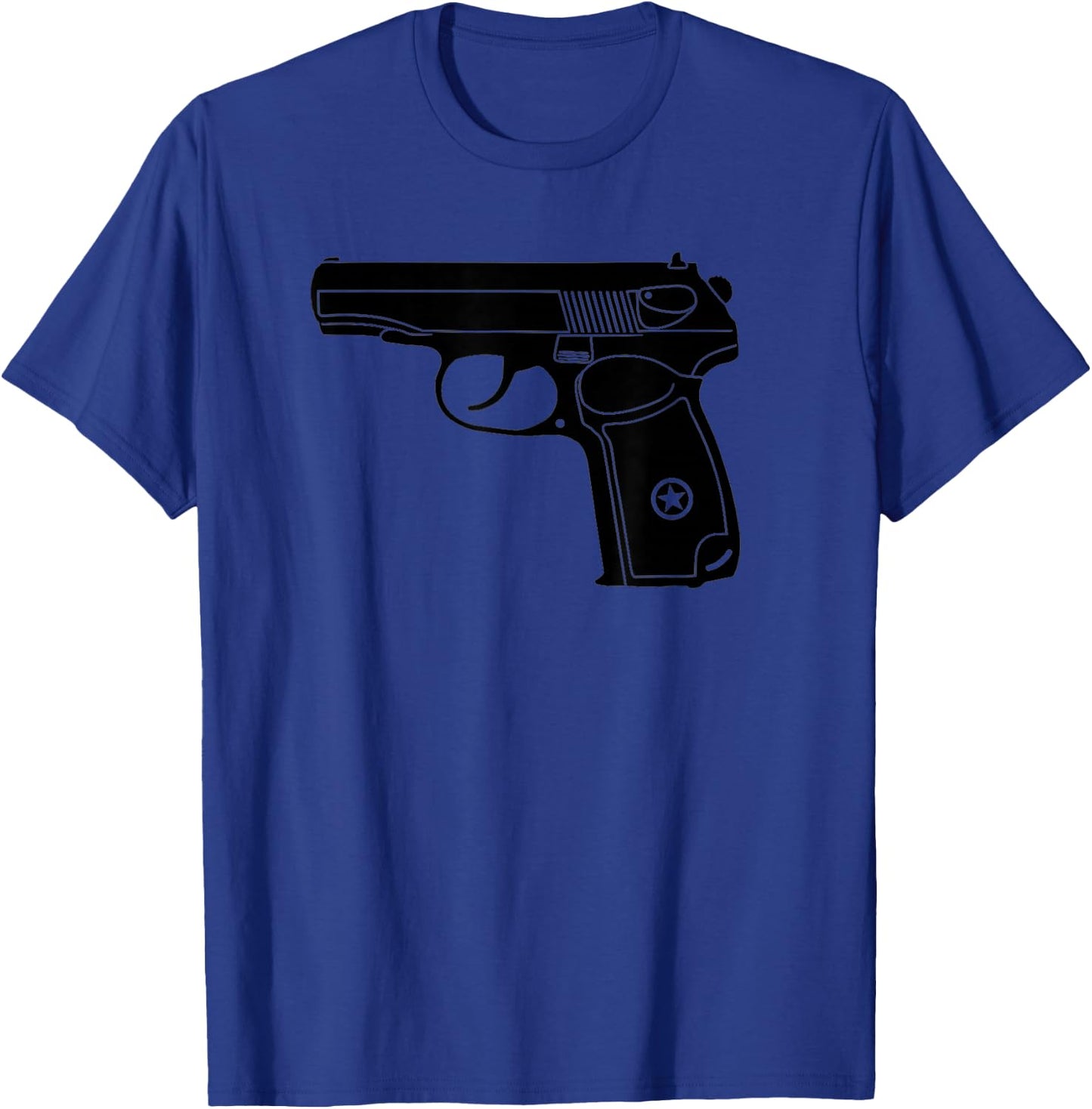 Makarov SOVI8 Vintage Propaganda Gun. T-Shirt - T-Shirt | Royal