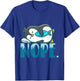 Nope Sleepyhead Sleepy Bedroom Penguins Flippers Penguin T-Shirt - T-Shirt | Royal