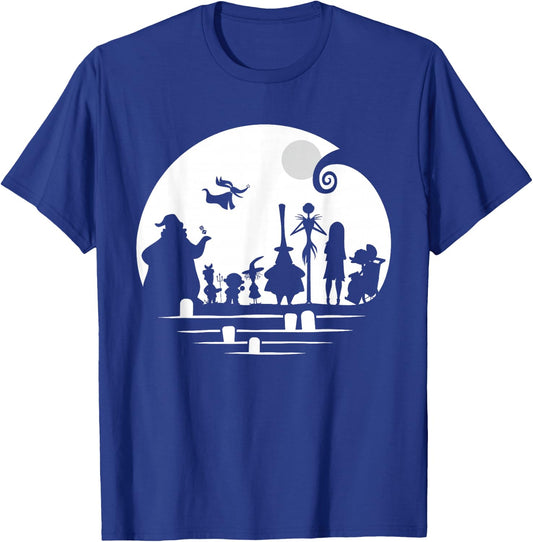 Disney The Nightmare Before Christmas Character Silhouette T-Shirt - T-Shirt | Royal