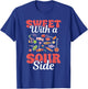 Sweet With A Sour Side Funny Candy Patch Delicious Kids T-Shirt - T-Shirt | Royal