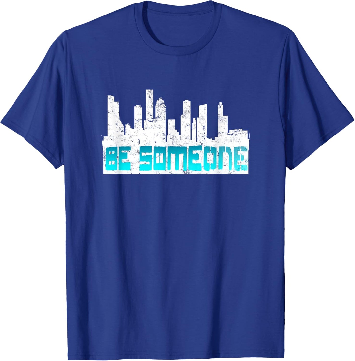 Houston Be someone Bridge Houston Skyline H-Town Be Someone T-Shirt - T-Shirt | Royal