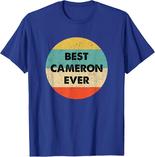 Cameron Name T-Shirt - T-Shirt | Royal