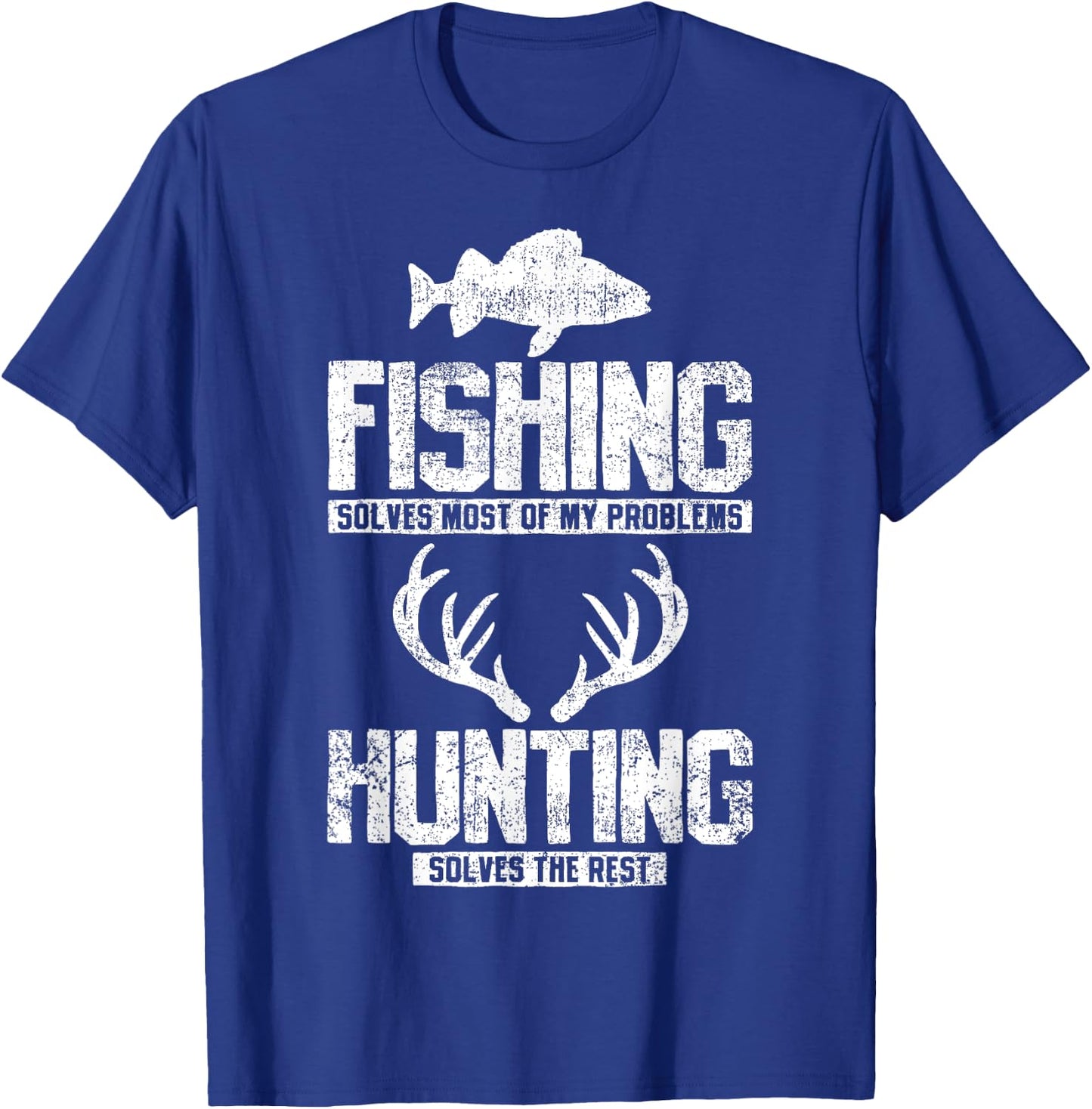 Fishing Hunting T-Shirt - T-Shirt | Royal