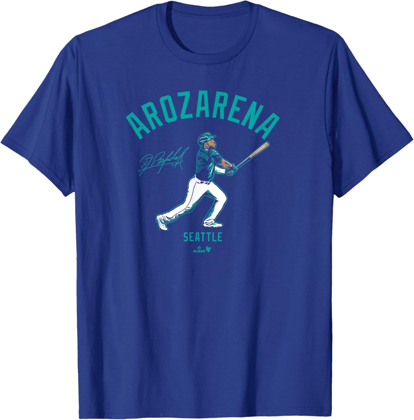 Randy Arozarena - Seattle Swing - Seattle Baseball T-Shirt - T-Shirt | Royal