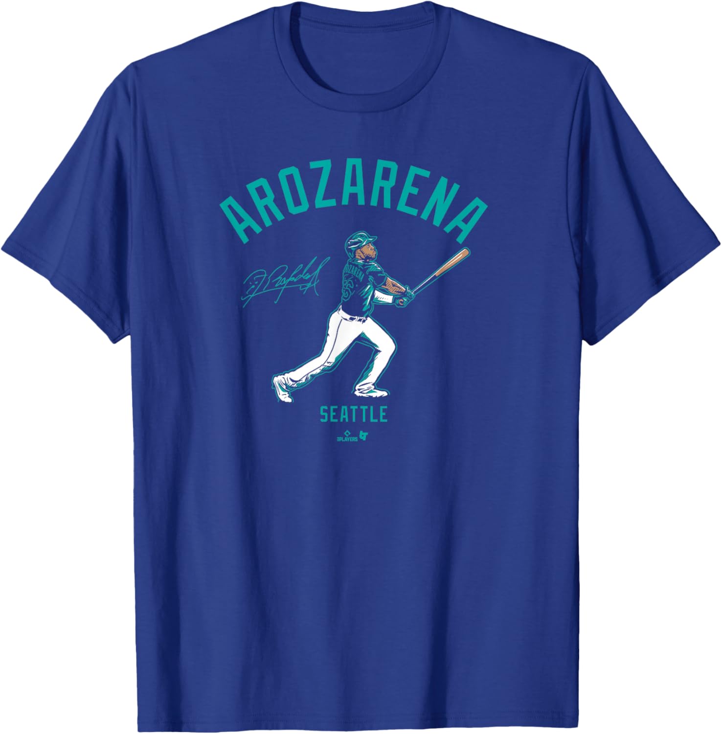 Randy Arozarena - Seattle Swing - Seattle Baseball T-Shirt - T-Shirt | Royal