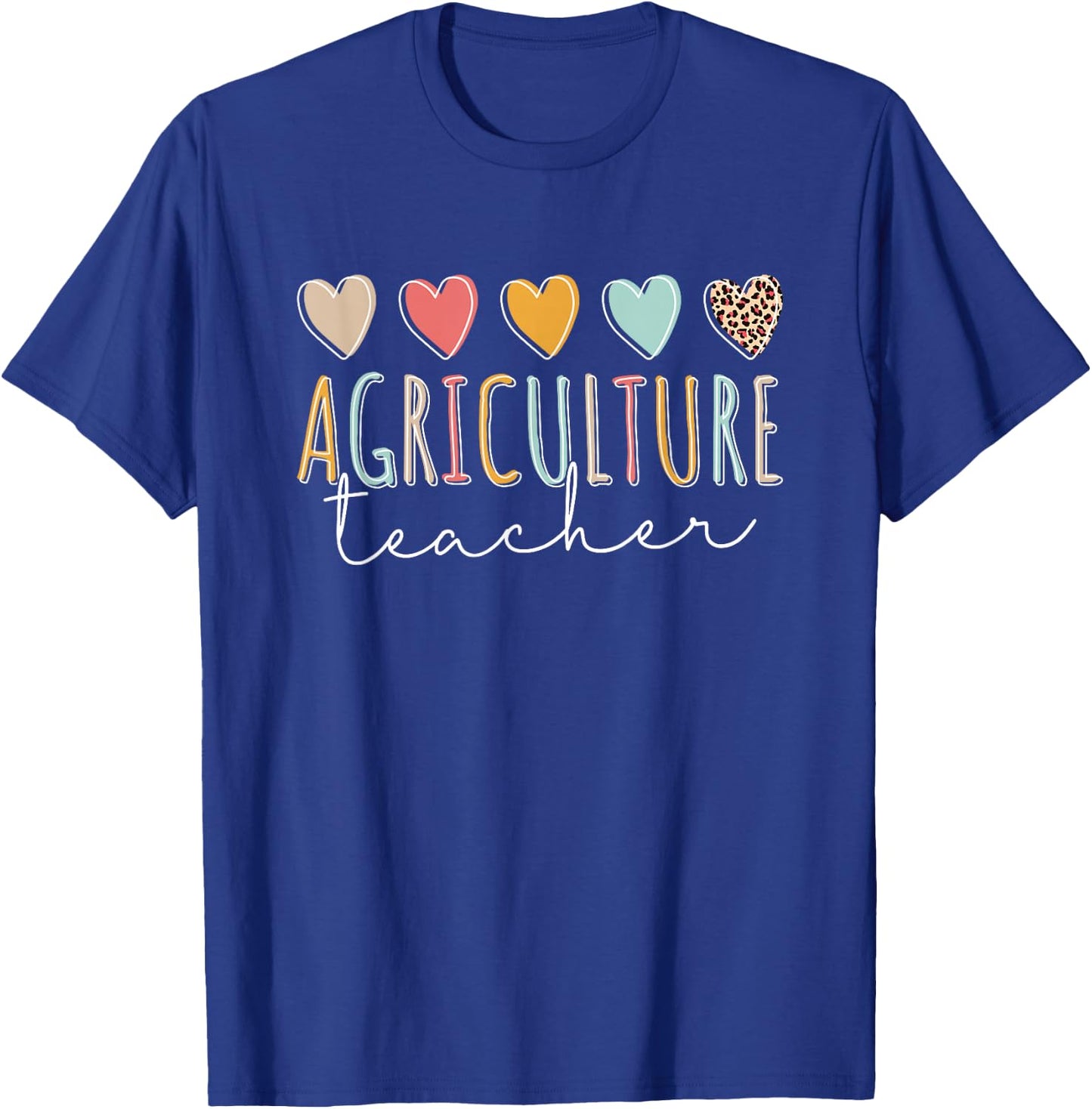 AG Teacher Future Farmer Agriculture Teacher T-Shirt - T-Shirt | Royal