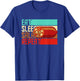 Vintage Eat Sleep Repeat Salami T-Shirt - T-Shirt | Royal