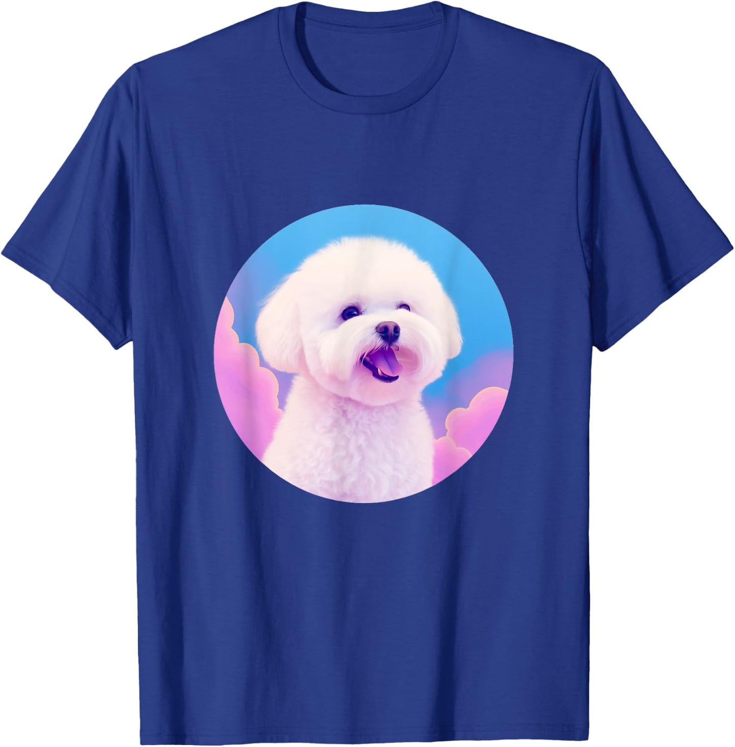 Pastel Bichon Frise Dog For Bichon Frise Dog Lovers Women Kids T-Shirt - T-Shirt | Royal