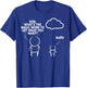 Funny Geek Programmer Nerd Dad Men Father Developer Computer T-Shirt - T-Shirt | Royal