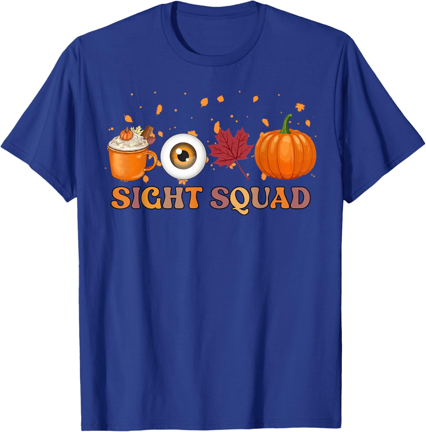 Halloween Sight Squad Optometrist Pumpkin Eye Doctor Gothic T-Shirt - T-Shirt | Royal