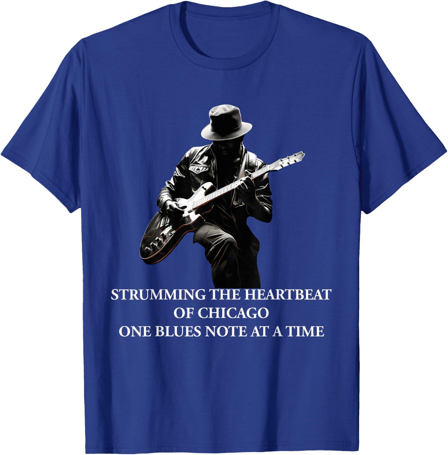 Blues Guitar Musicians Blues Music T-Shirt - T-Shirt | Royal