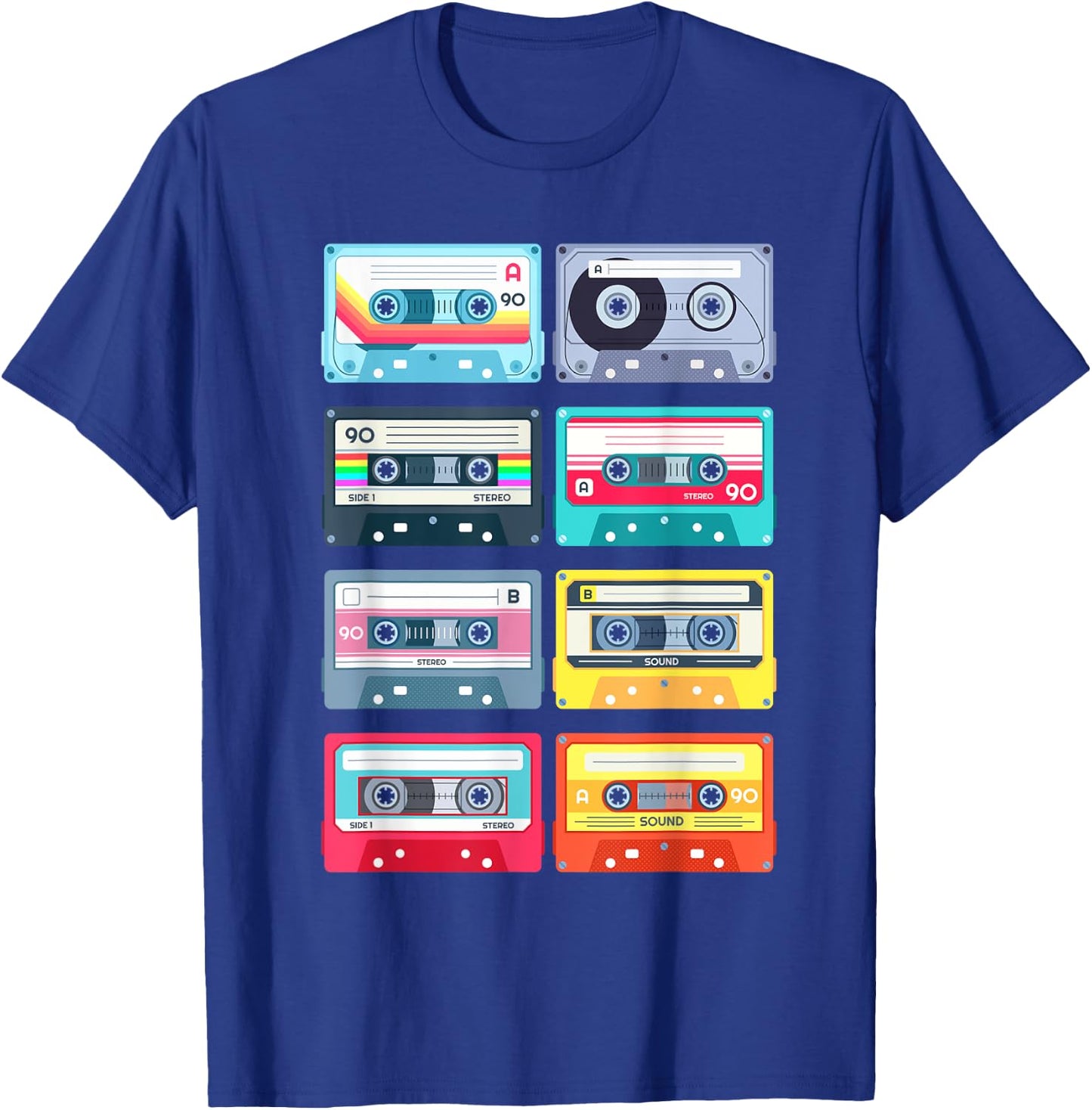 80s 90s Vintage Graphic Novelty & Cool Designs T-Shirt - T-Shirt | Royal