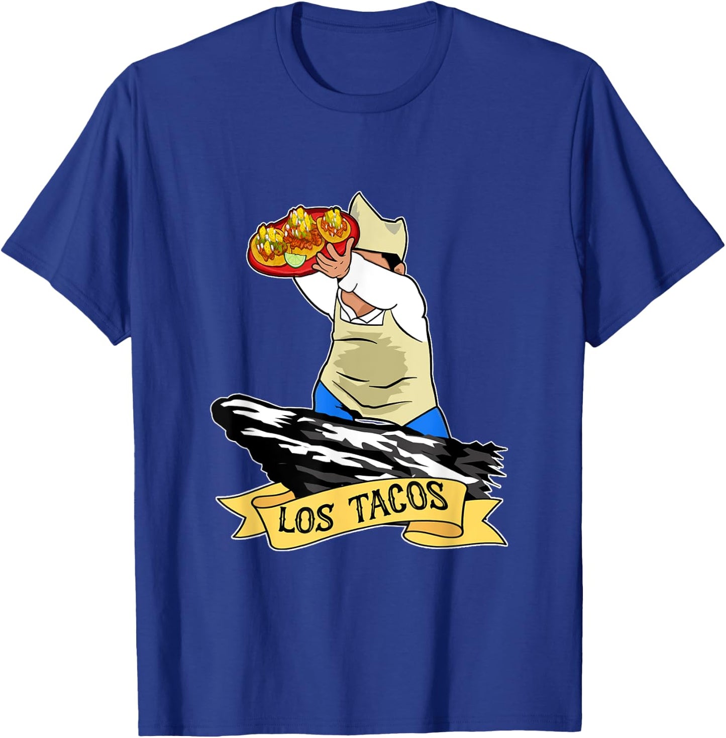 Los tacos Funny Tacos al Pastor Mexican Food T-Shirt - T-Shirt | Royal