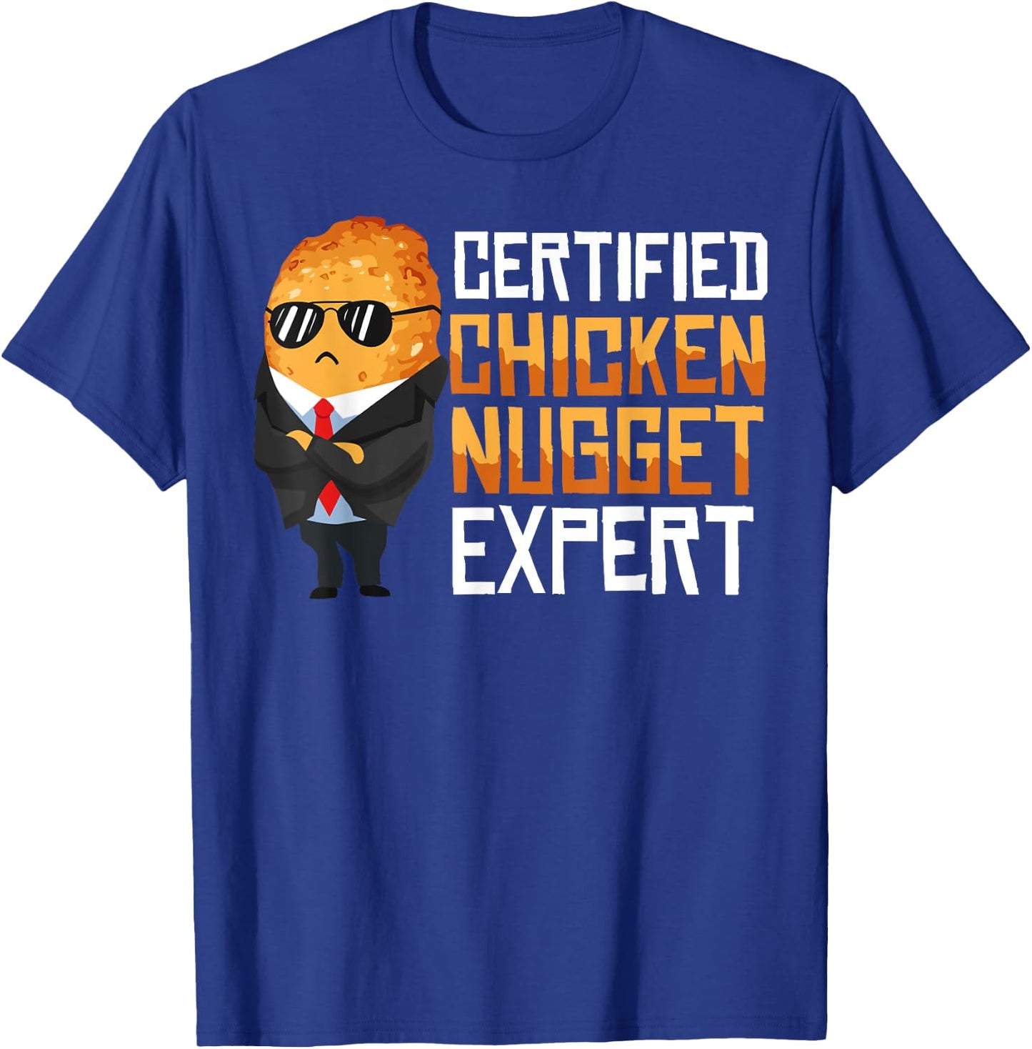 Cool Deep Fried Tenders Wings Food Quote Designs Chicken Nugget Gift Women Nug Life Chix Lovers T-Shirt - T-Shirt | Royal