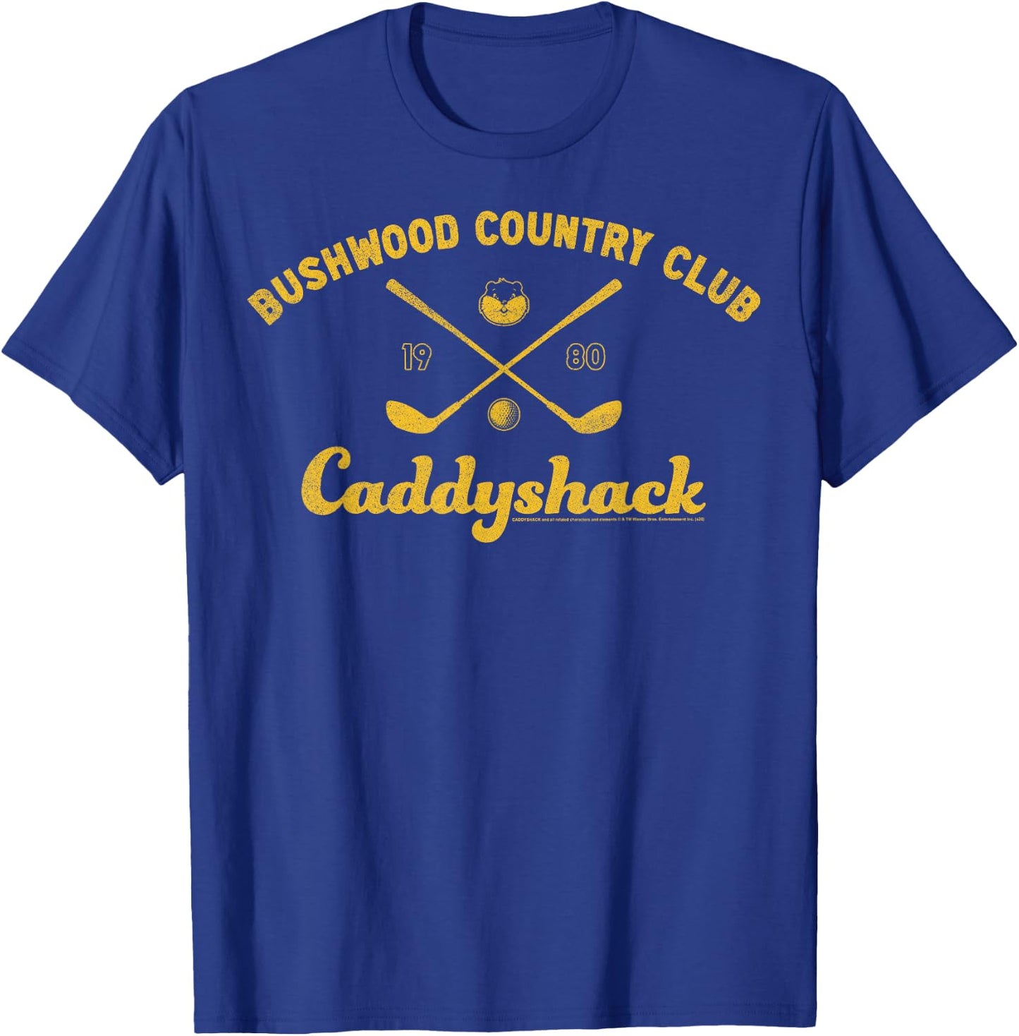 Caddyshack Bushwood Country Club Logo T-Shirt - T-Shirt | Royal