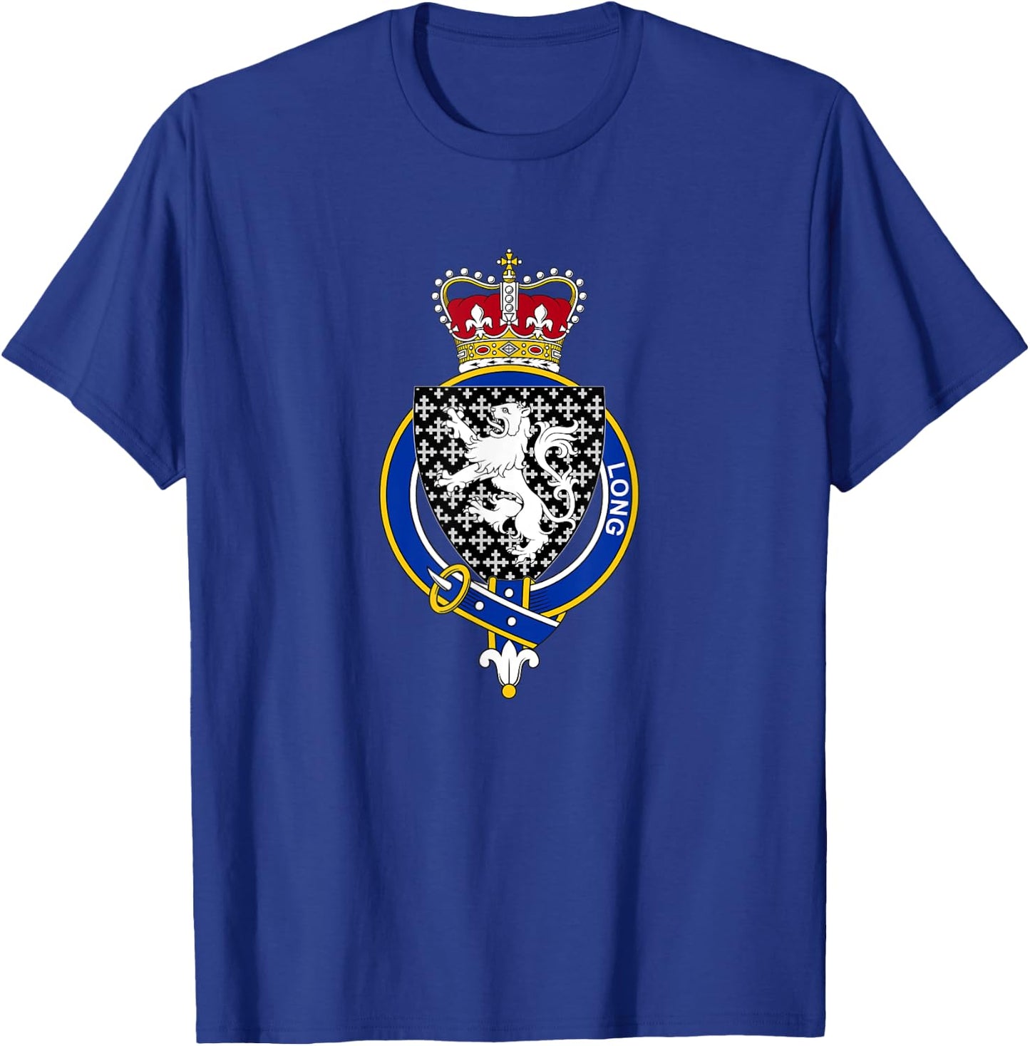 Long Coat of Arms - Family Crest T-Shirt - T-Shirt | Royal
