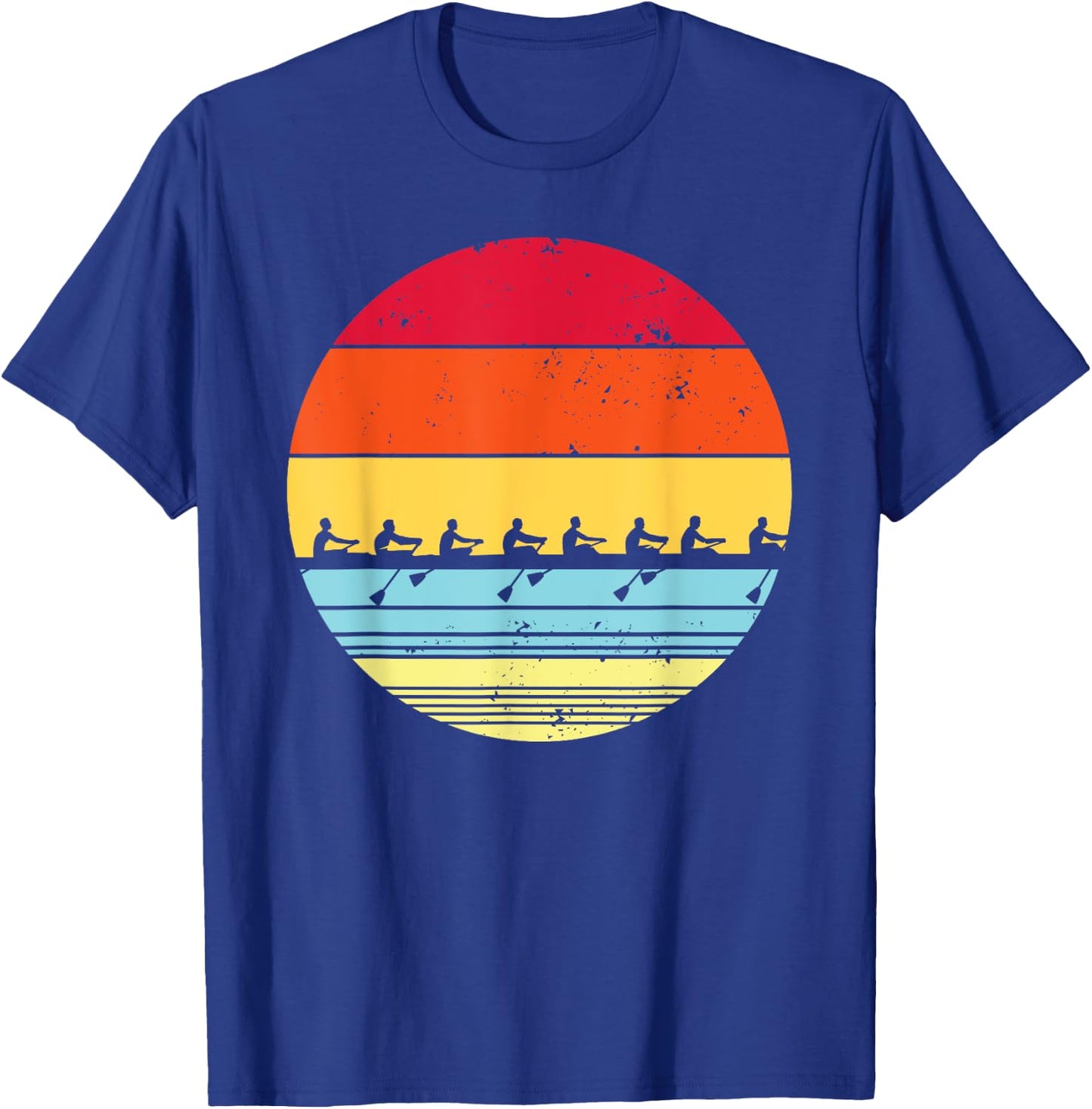 Vintage Rowing Funny Rower Crew Boat Team Gift Women T-Shirt - T-Shirt | Royal