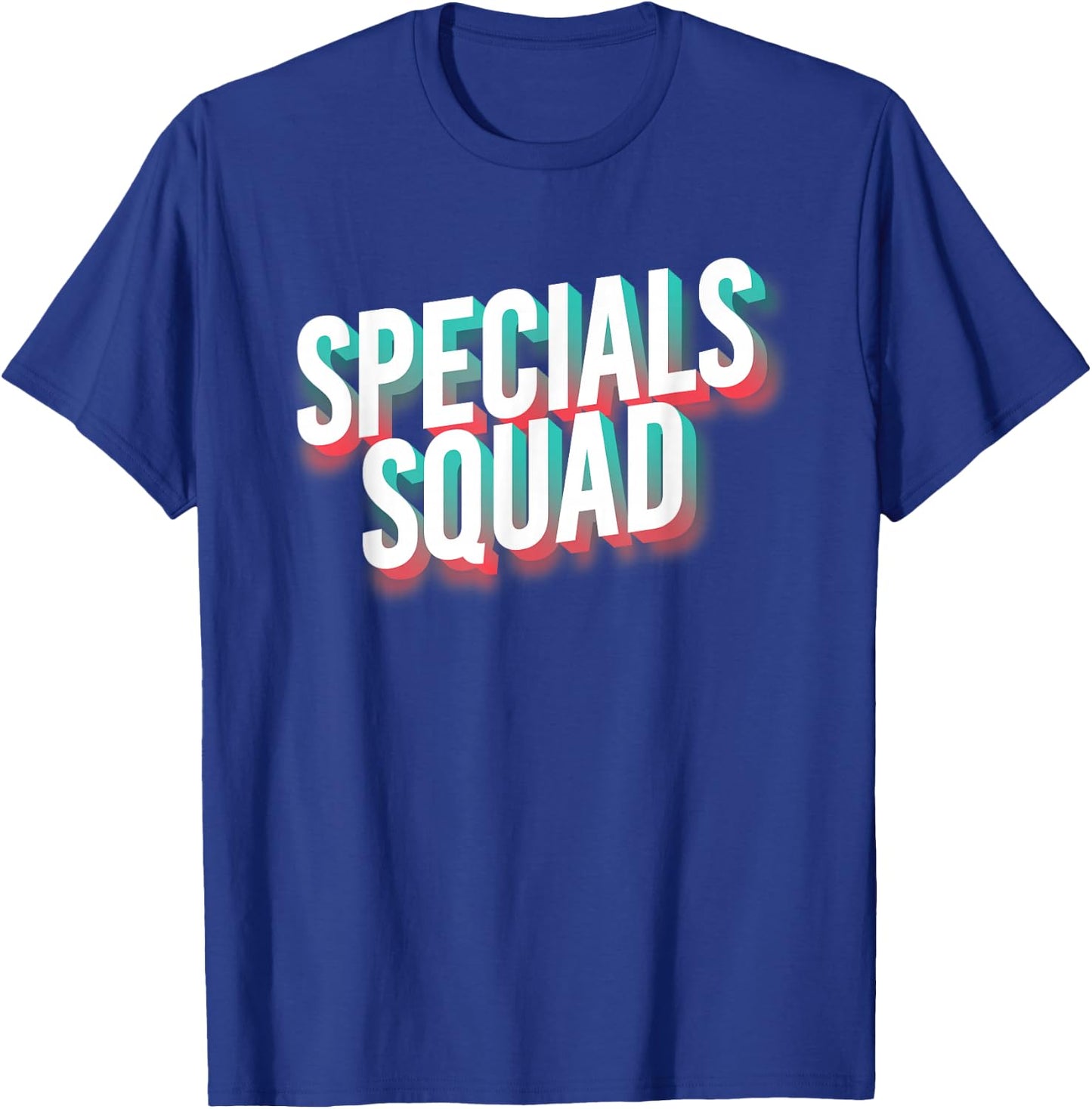 Specials Squad Team Art Music PE Tech Gym Teacher T-Shirt - T-Shirt | Royal