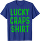 Retro Lucky Craps Shirt Funny Gambling Gift Gambler Shirt T-Shirt - T-Shirt | Royal