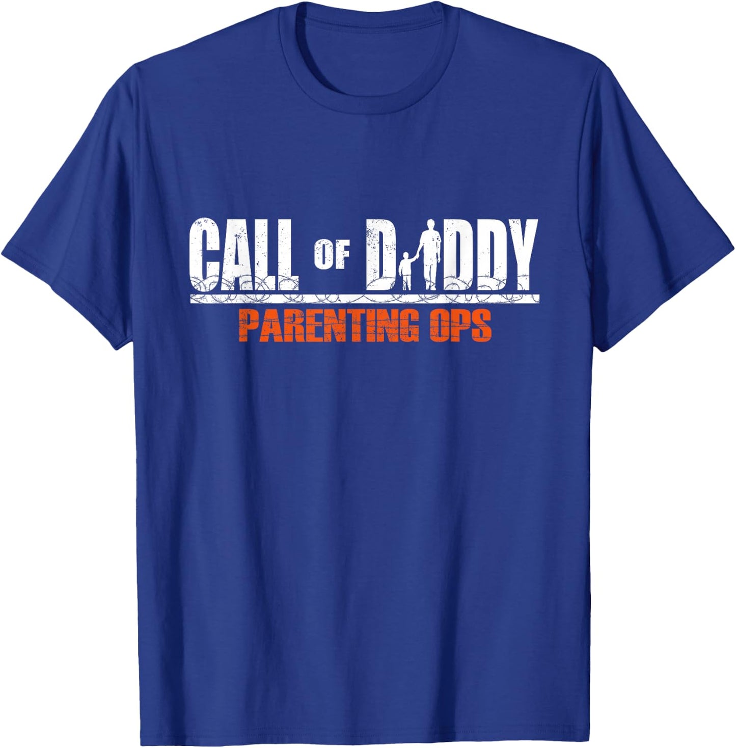 Call of Daddy Parenting Ops Father's Day T-Shirt - T-Shirt | Royal