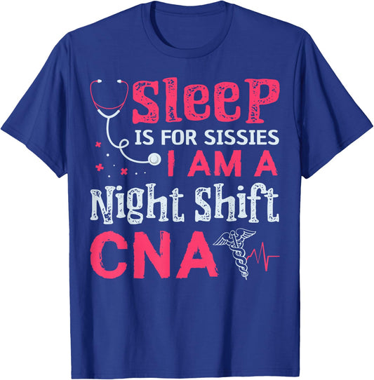 CNA Funny Certified Nursing Assistant Medical Nurse T-Shirt - T-Shirt | Royal