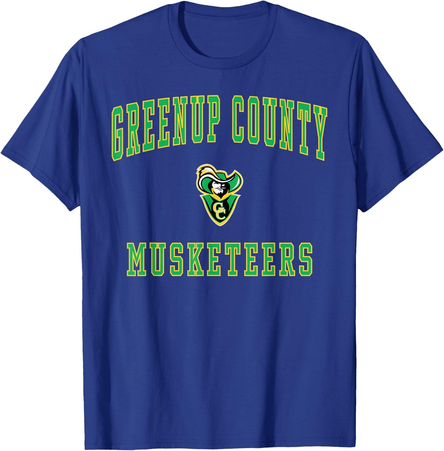 Greenup County High School Musketeers T-Shirt - T-Shirt | Royal