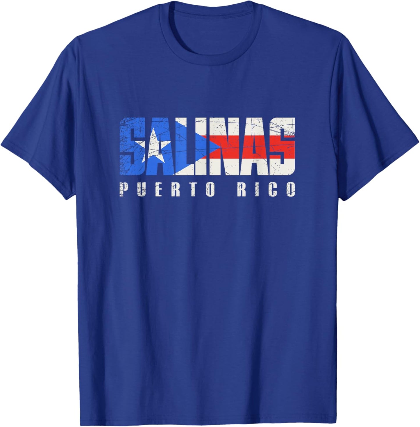 Puerto Rican flag Salinas Puerto Rico T-Shirt - T-Shirt | Royal