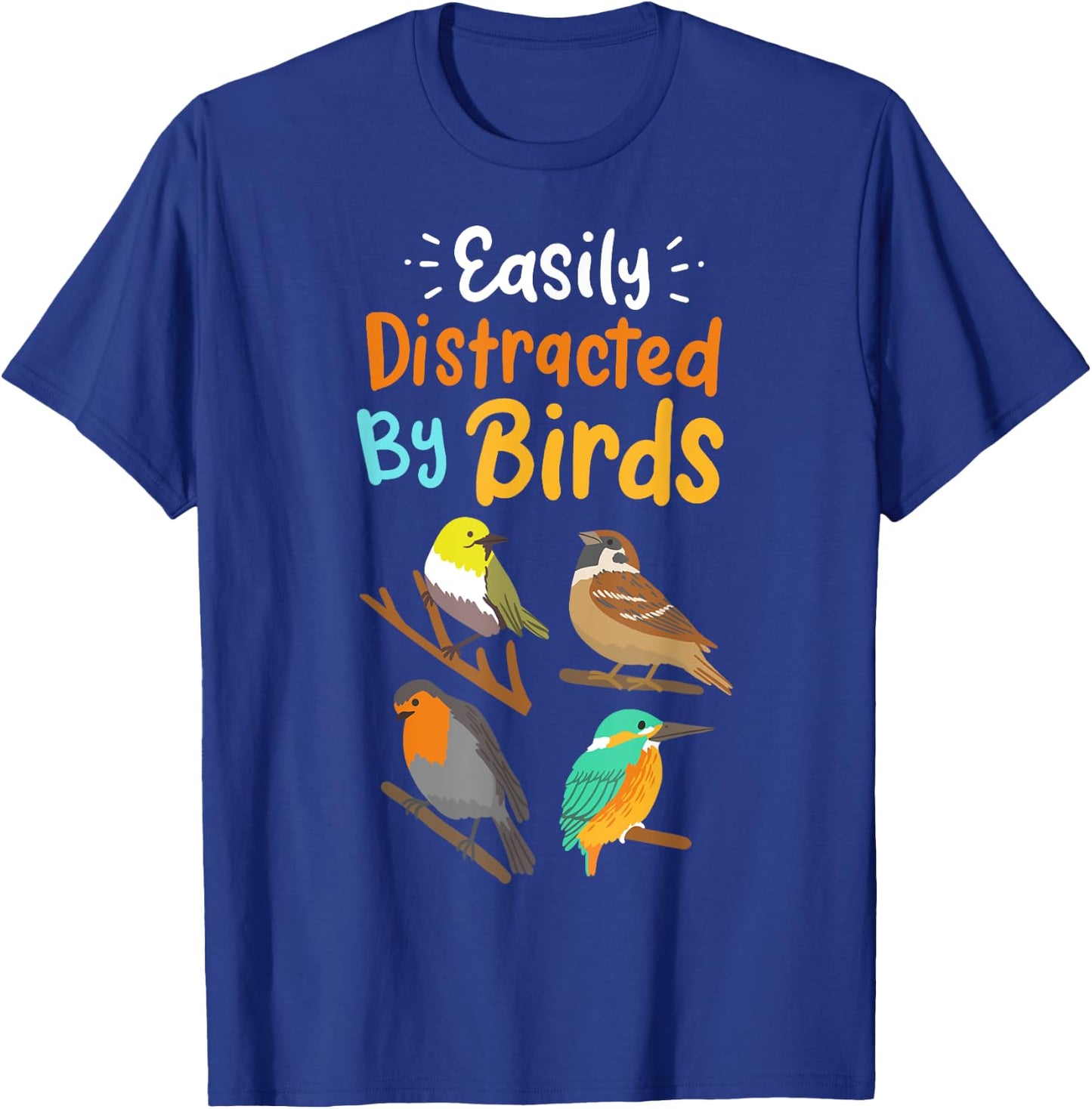 Bird Watching Birding Bird Lovers Gift T-Shirt - T-Shirt | Royal