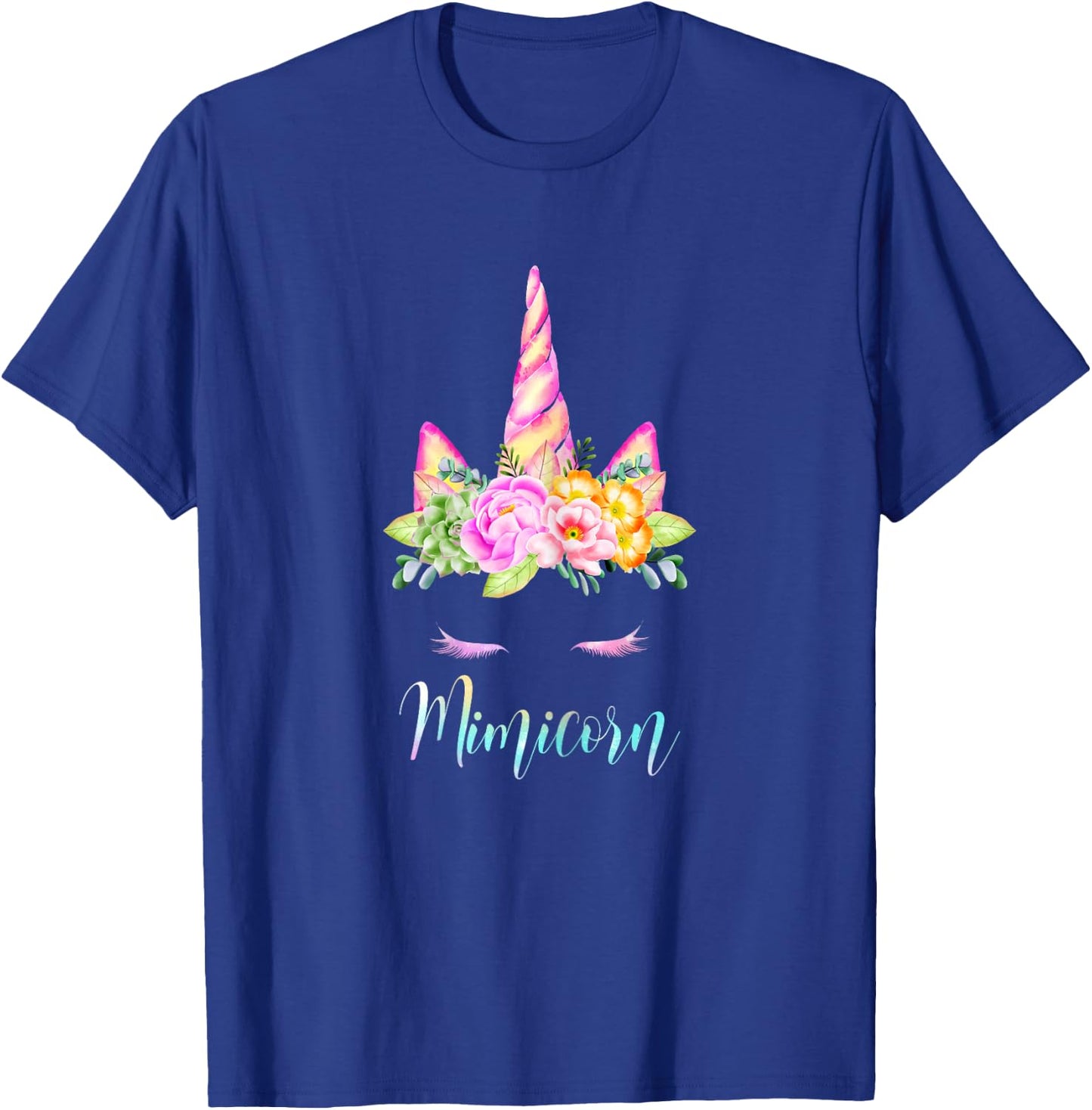 Funny Mimicorn Unicorn Costume Women Mom Mother's Day T-Shirt - T-Shirt | Royal
