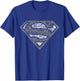 DC Superman Logo Distressed T-Shirt - T-Shirt | Royal