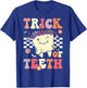 Trick Or Teeth Funny Dental Hygienist Halloween Dentist T-Shirt - T-Shirt | Royal