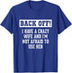 Funny Husband Gifts Men, Crazy Wife Sarcastic Husband T-Shirt - T-Shirt | Royal