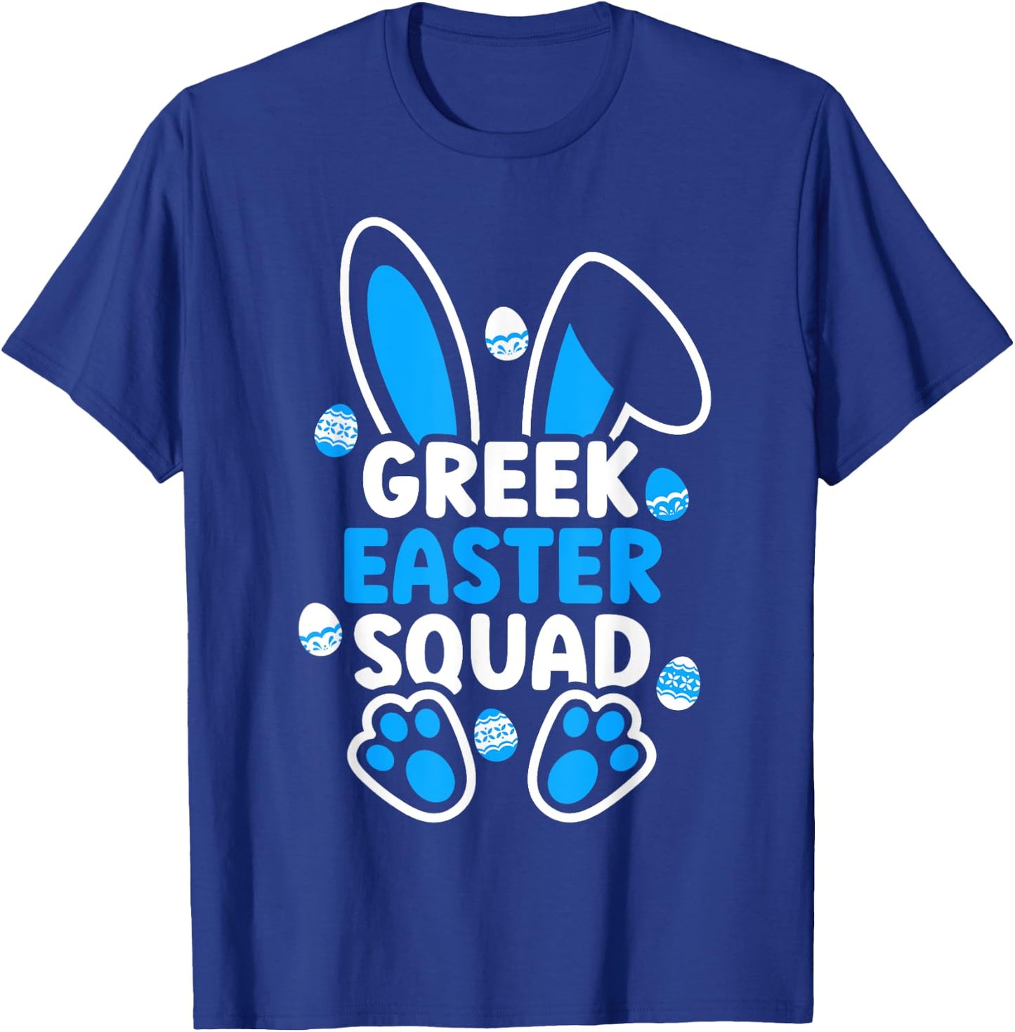 Greek Easter Squad Family Matching Easter Egg Greek Kids T-Shirt - T-Shirt | Royal