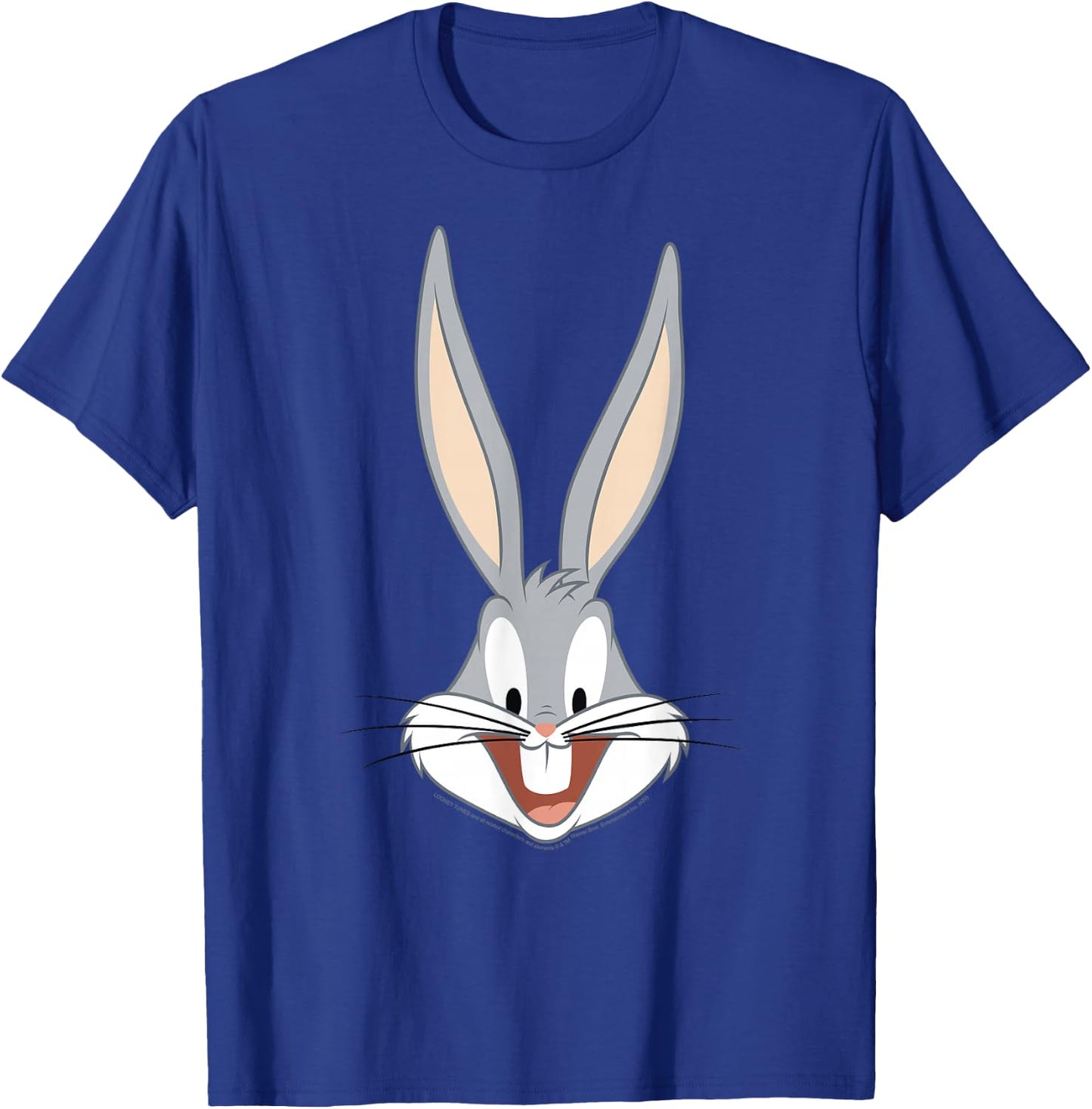 Looney Tunes Bug Bunny Big Face T-Shirt - T-Shirt | Royal