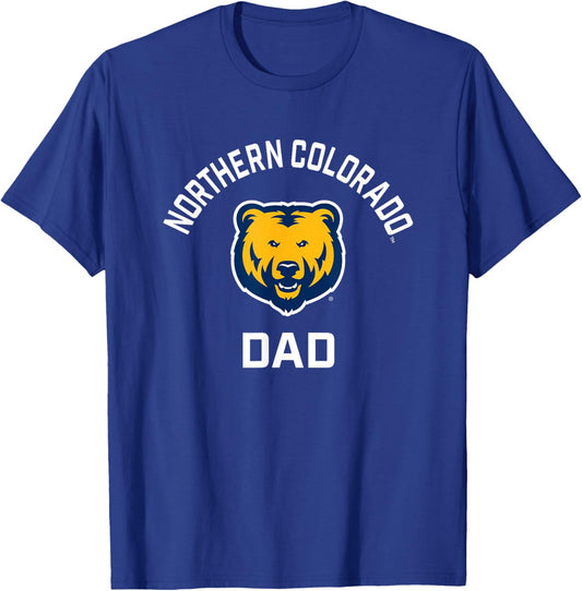 University of Northern Colorado Bears Arched Dad T-Shirt - T-Shirt | Royal