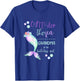 Grandma 1st Birthday Mermaid Oneder The Sea Family Matching T-Shirt - T-Shirt | Royal