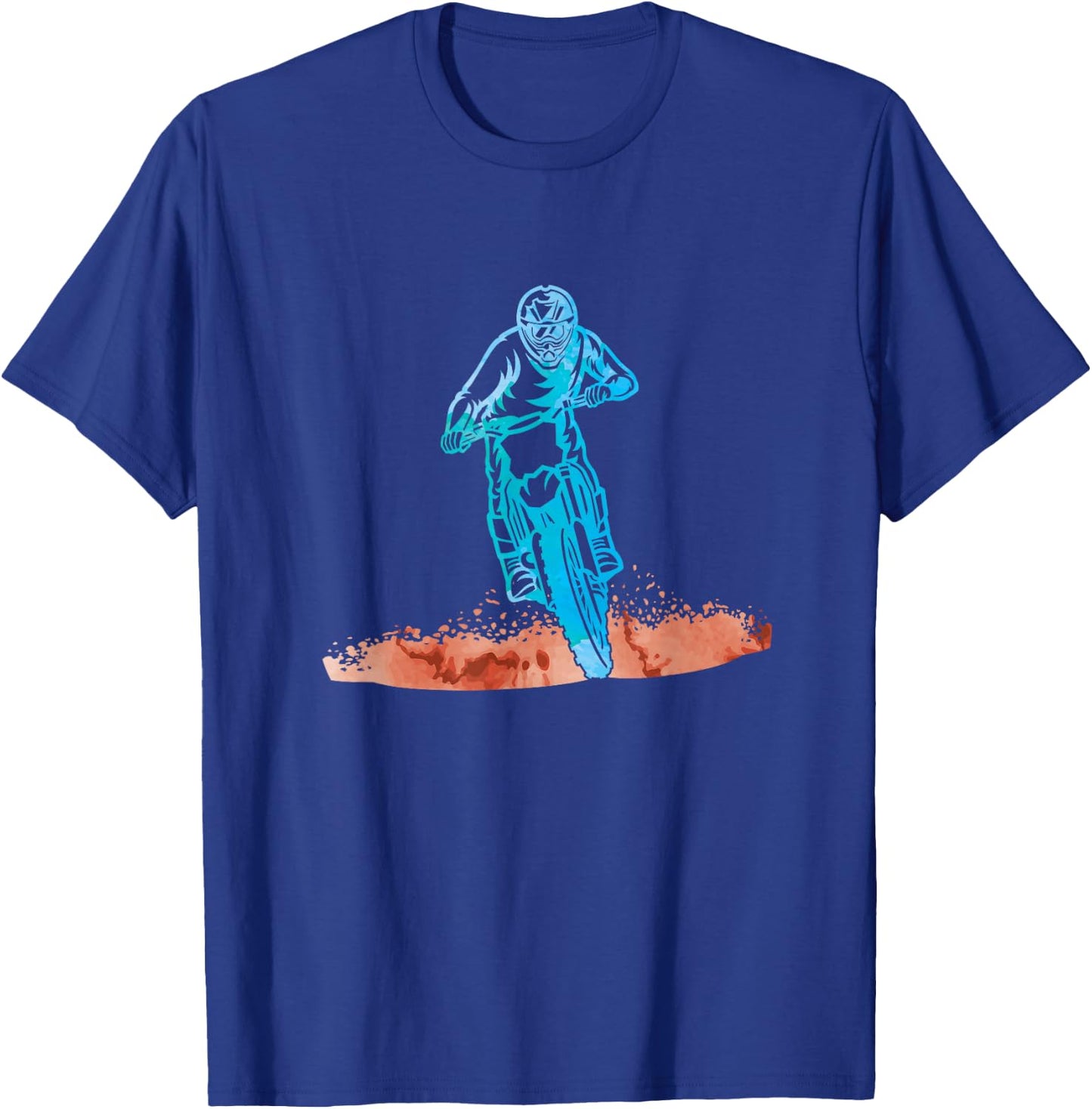Dirt Bike Riding - MX Motocross Supercross T-Shirt - T-Shirt | Royal