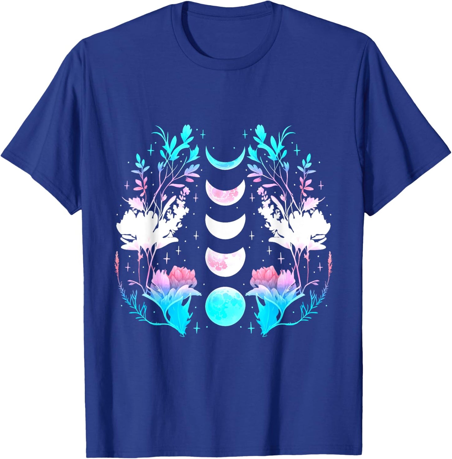Transgender Plants Transgender Pride Transsexual Moon T-Shirt - T-Shirt | Royal