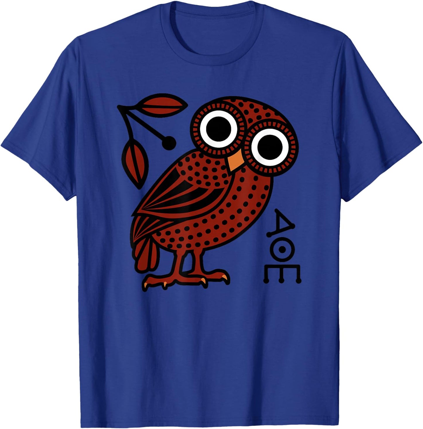 Athenian Owl of Ancient Greek Tetradrachm Coin T-Shirt - T-Shirt | Royal