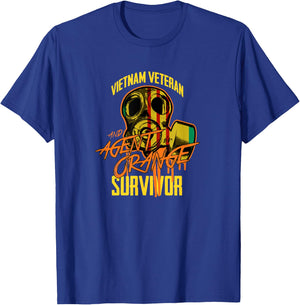 Agent Orange Survivor T-Shirt - T-Shirt | Royal