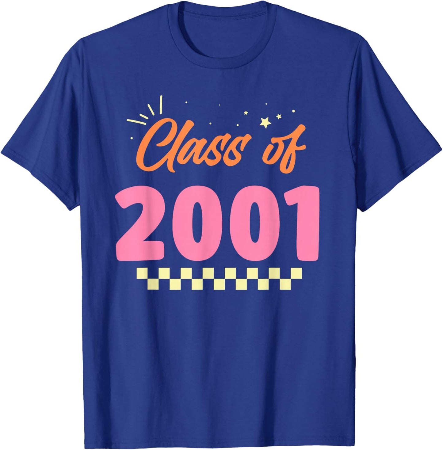 Class Of 2001 Meetup School Graduation Reunion T-Shirt - T-Shirt | Royal
