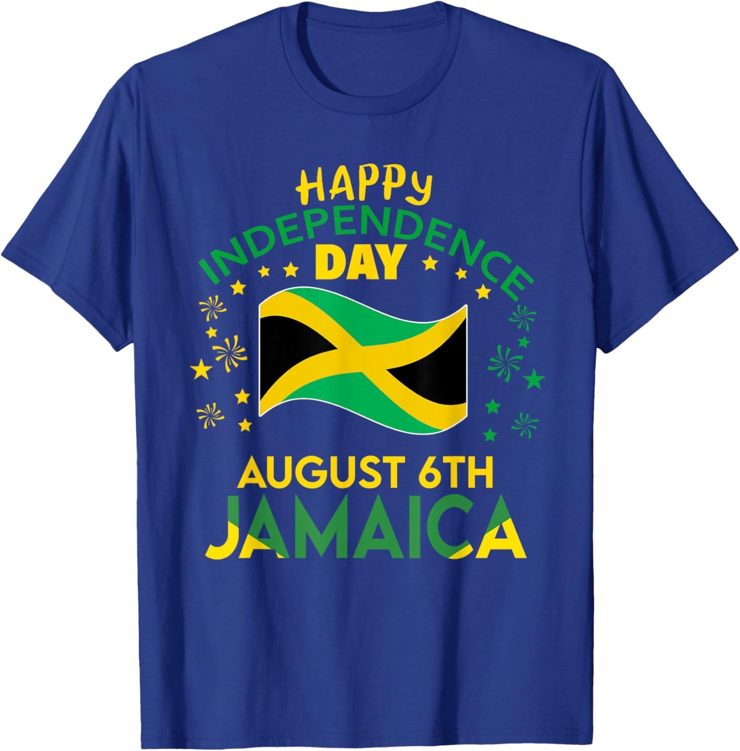 Jamaica 63rd Independence Day Jamaican Pride Jamaica Flag T-Shirt - T-Shirt | Royal