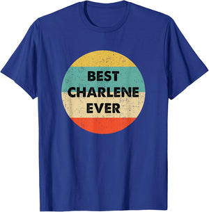 Charlene Name T-Shirt - T-Shirt | Royal